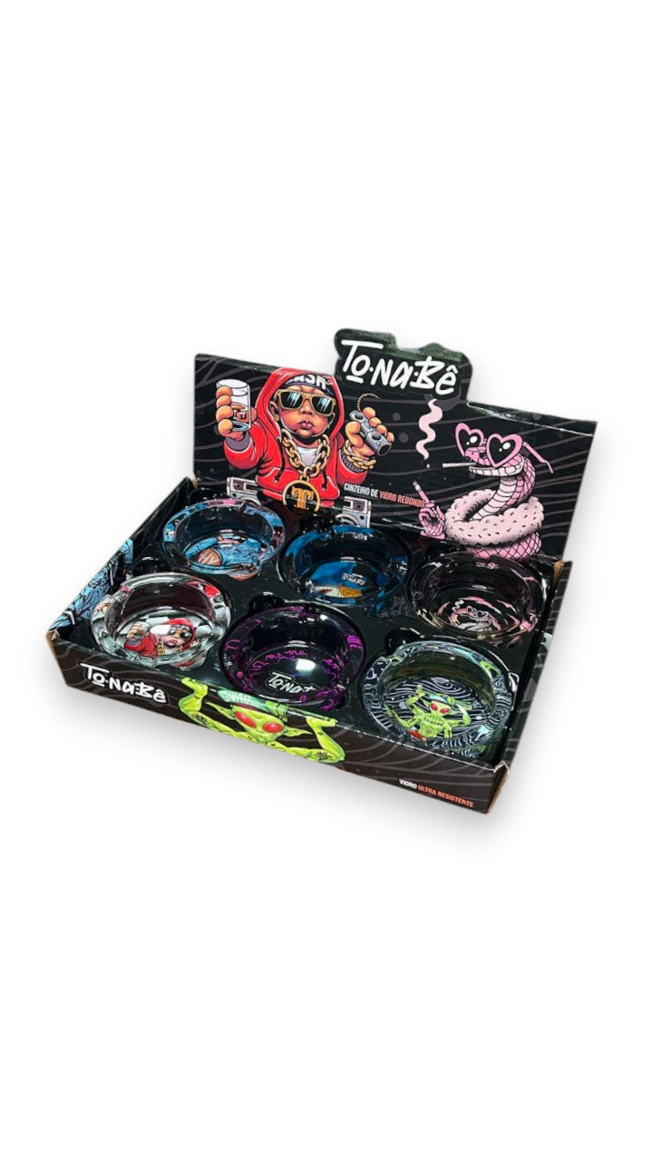 Display Cinzeiro de Vidro TonaBê Redondo C/6