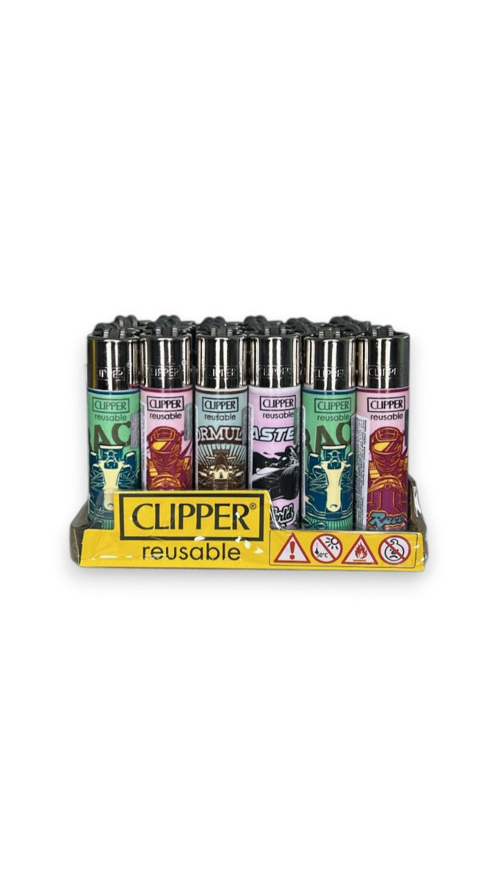 Caixa de Isqueiro Clipper Vintage F1 C/24