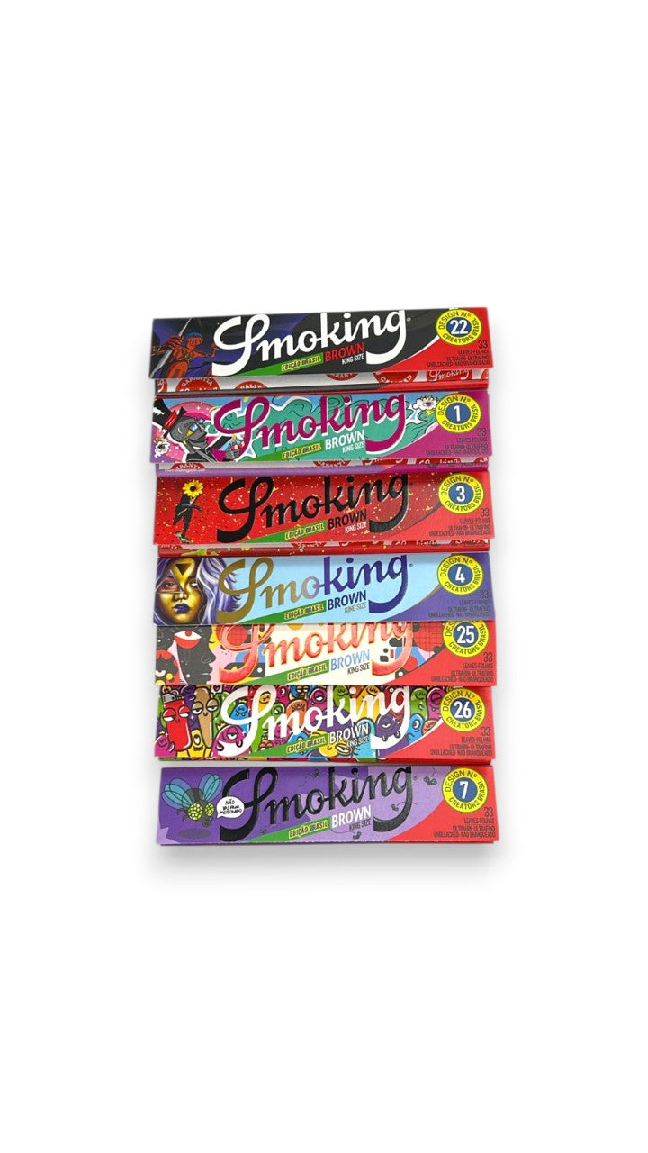 Caixa de Seda Smoking Brown Creators C/50
