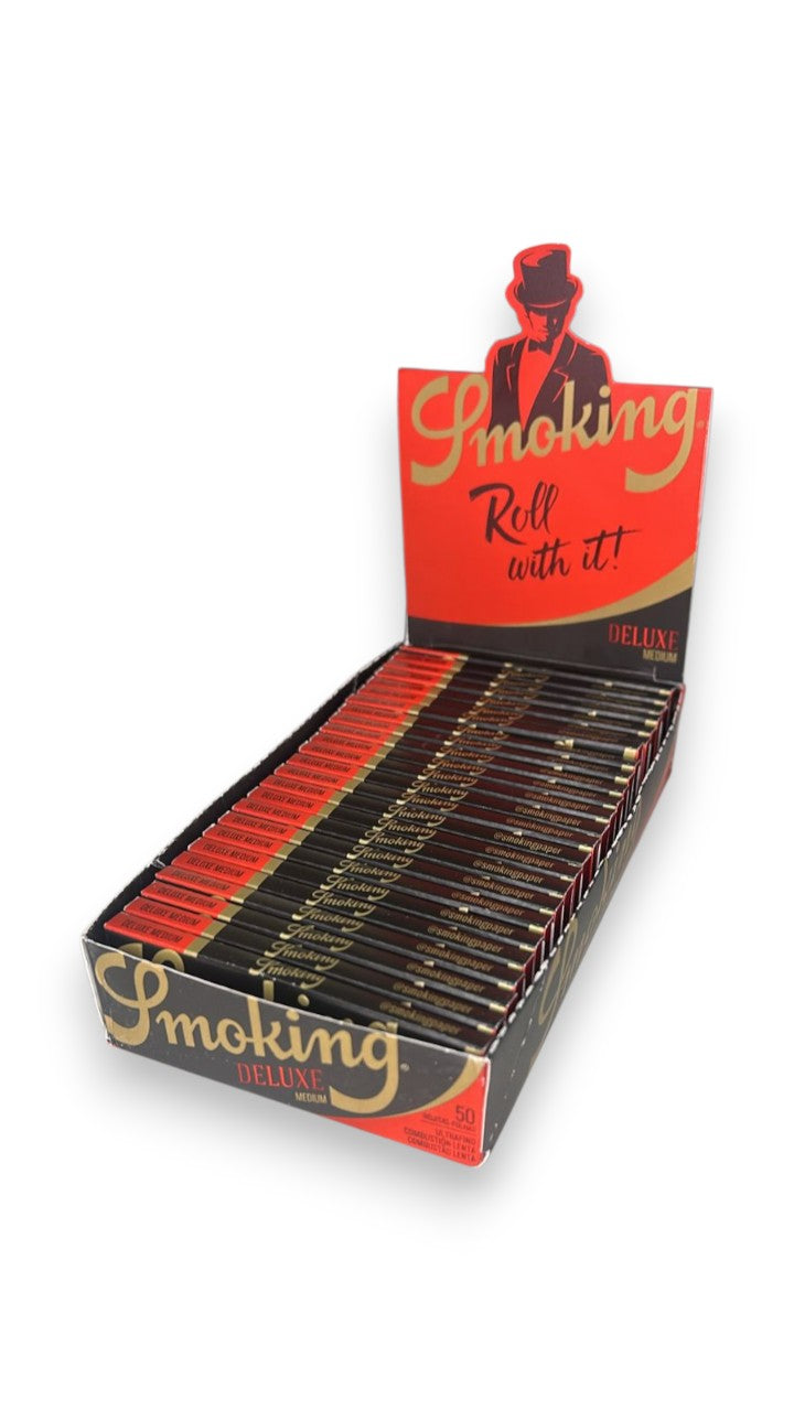 Caixa de Seda Smoking Deluxe 1/4 M.S