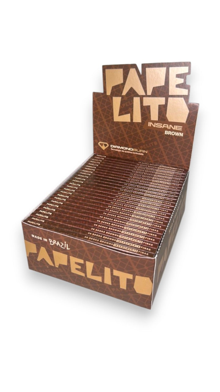 Caixa de Seda Papelito Insane Brown K.S C/50