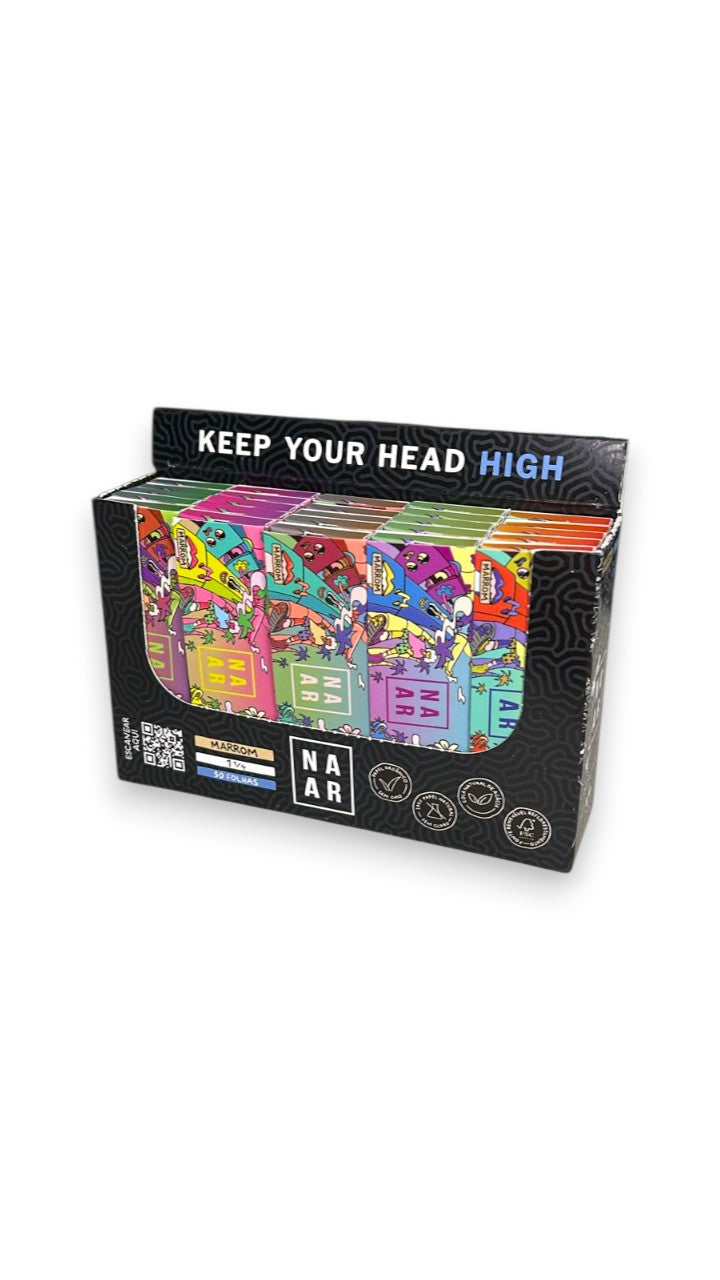 Caixa de Seda Naar 1/4 Brown