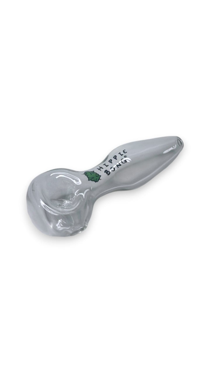 Pipe de Vidro Transparente Hippie Bong 6 MM
