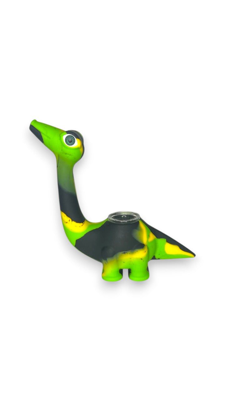 Pipe/Bong de Silicone Dinossauro
