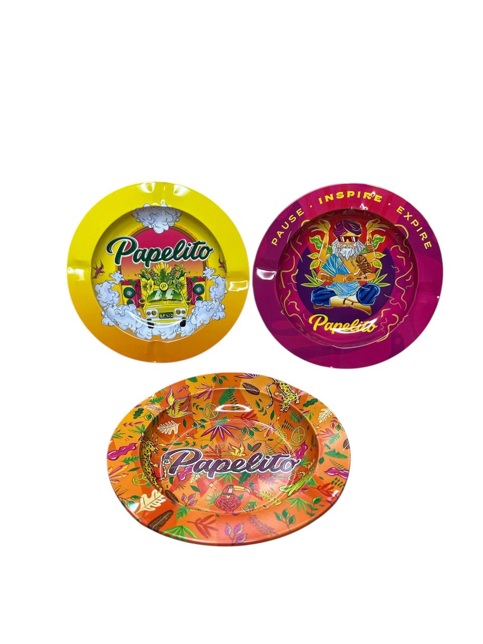 Cinzeiro metal Papelito