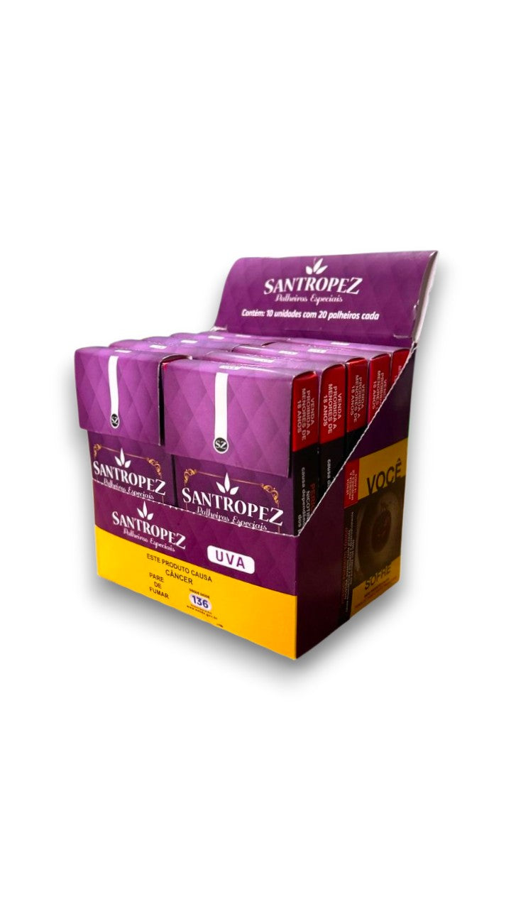 Caixa de Palheiros Santropez Uva C/10