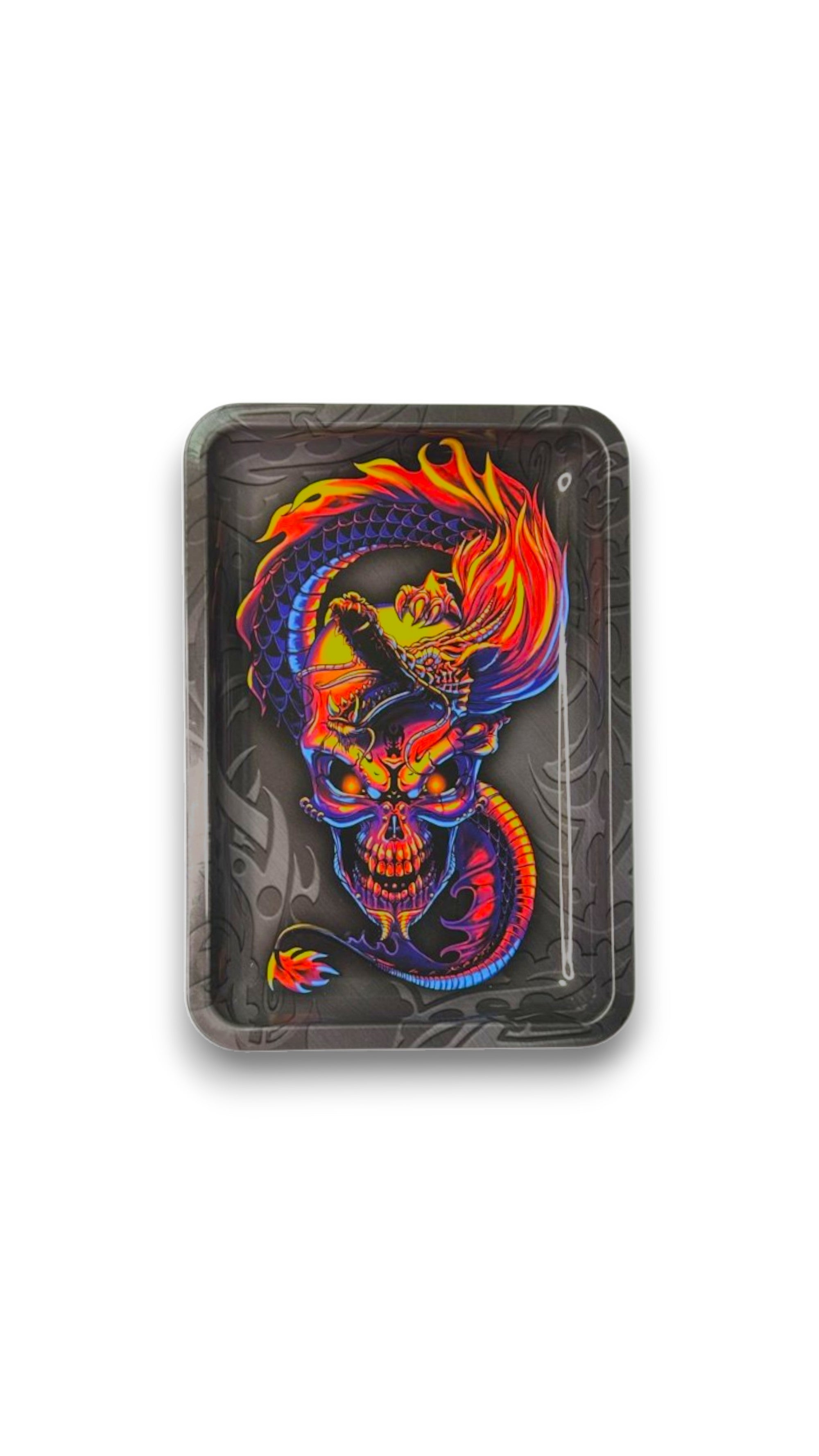 Bandeja de Metal Skull Fire