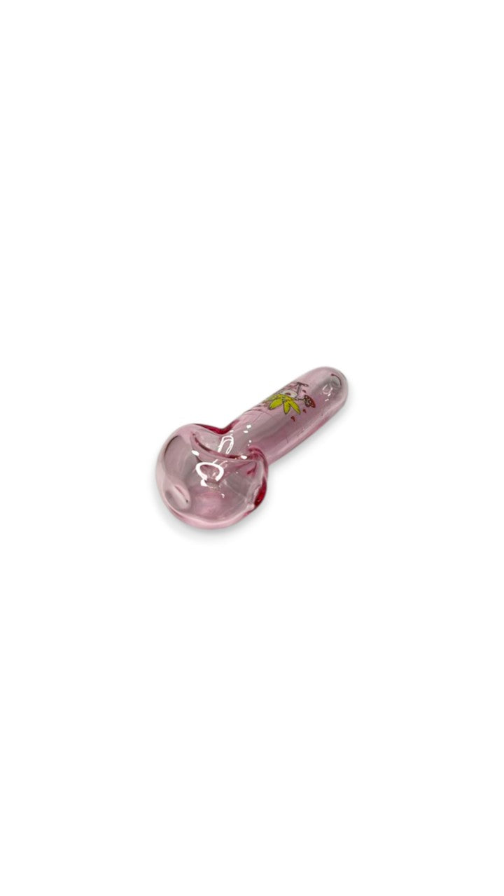 Pipe de Vidro Rosa 10 CM