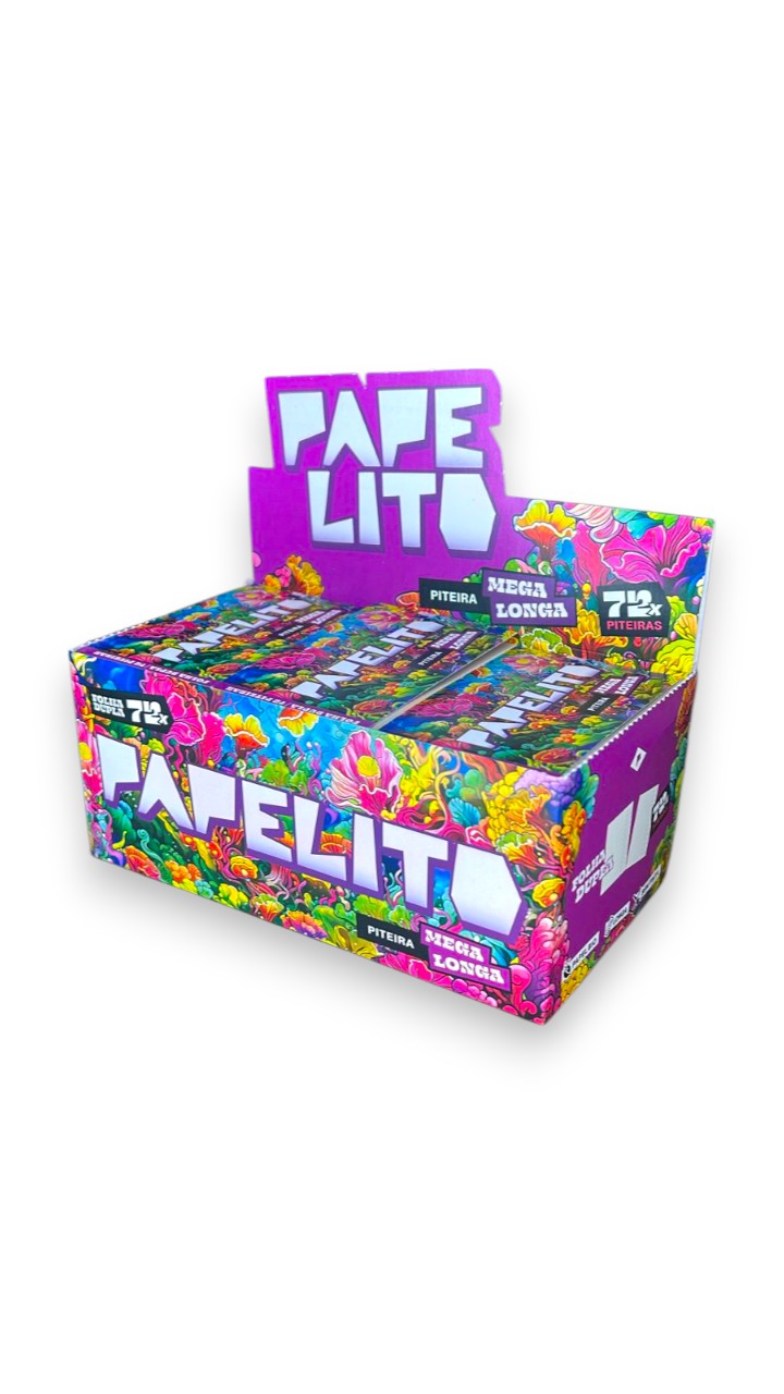 Caixa de Piteira Papelito Mega Longa
