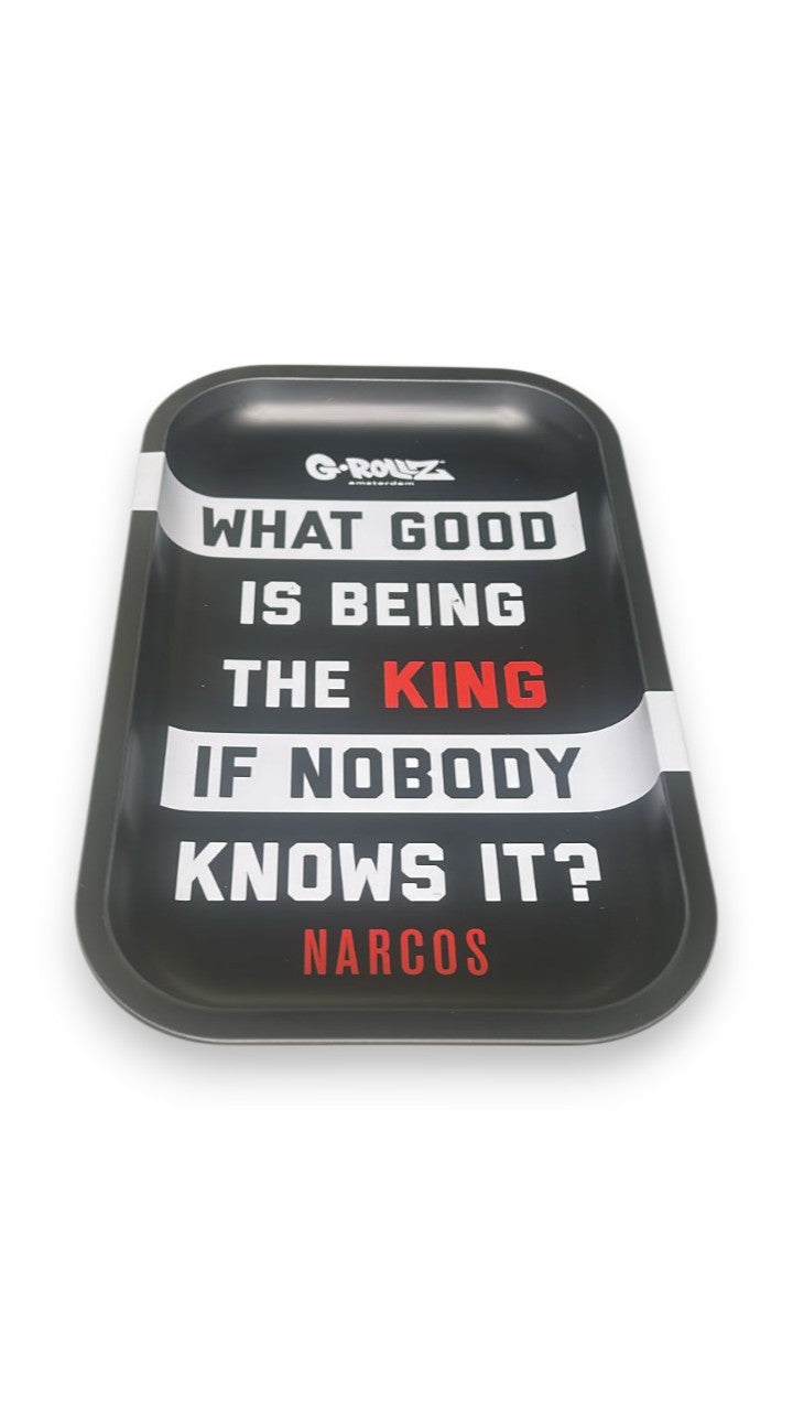 Bandeja de Metal G-Rollz Narcos Média