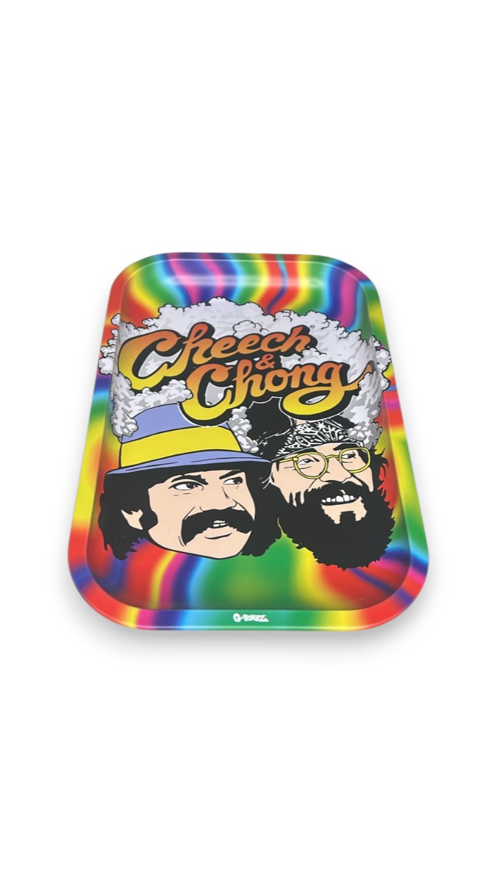 Bandeja de Metal G-Rollz Cheech e Chong Trippy Média