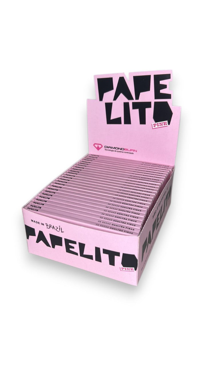 Caixa de Seda Papelito Pink K.S C/50