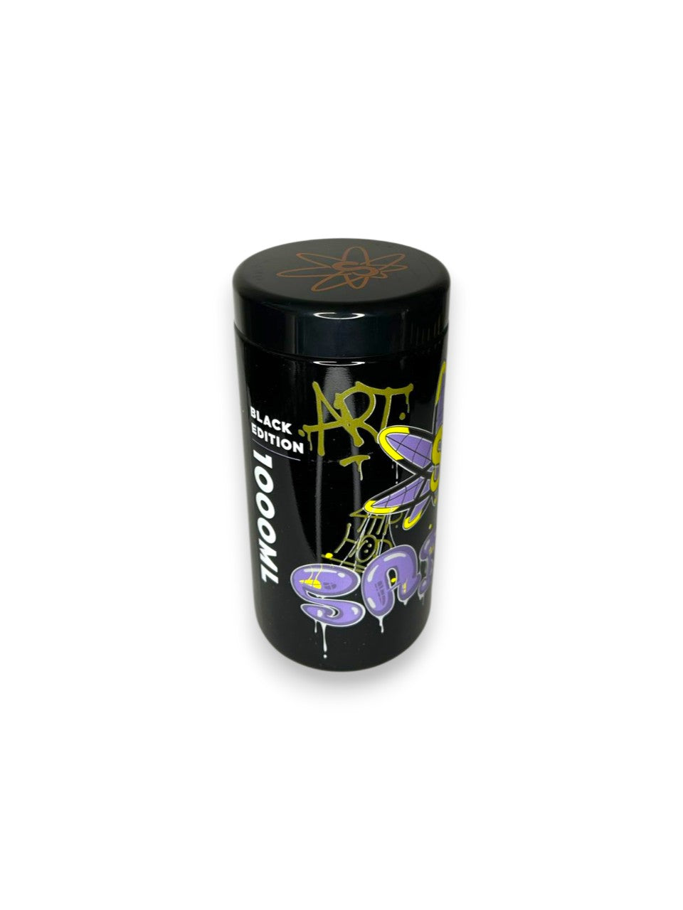 Pote Hermético Vidro Sadhu - Black Edition 1000ML