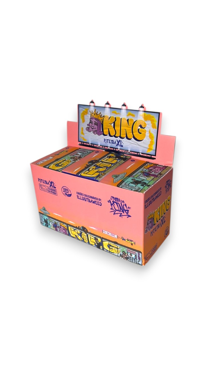 Caixa de Piteira King Bio XL C/24