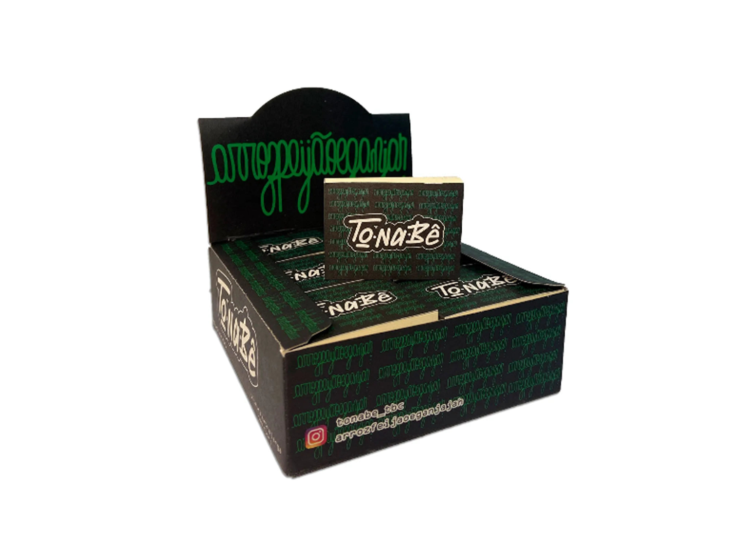 Caixa de Piteira Tonabê Arroz Feijão e Ganja Larga