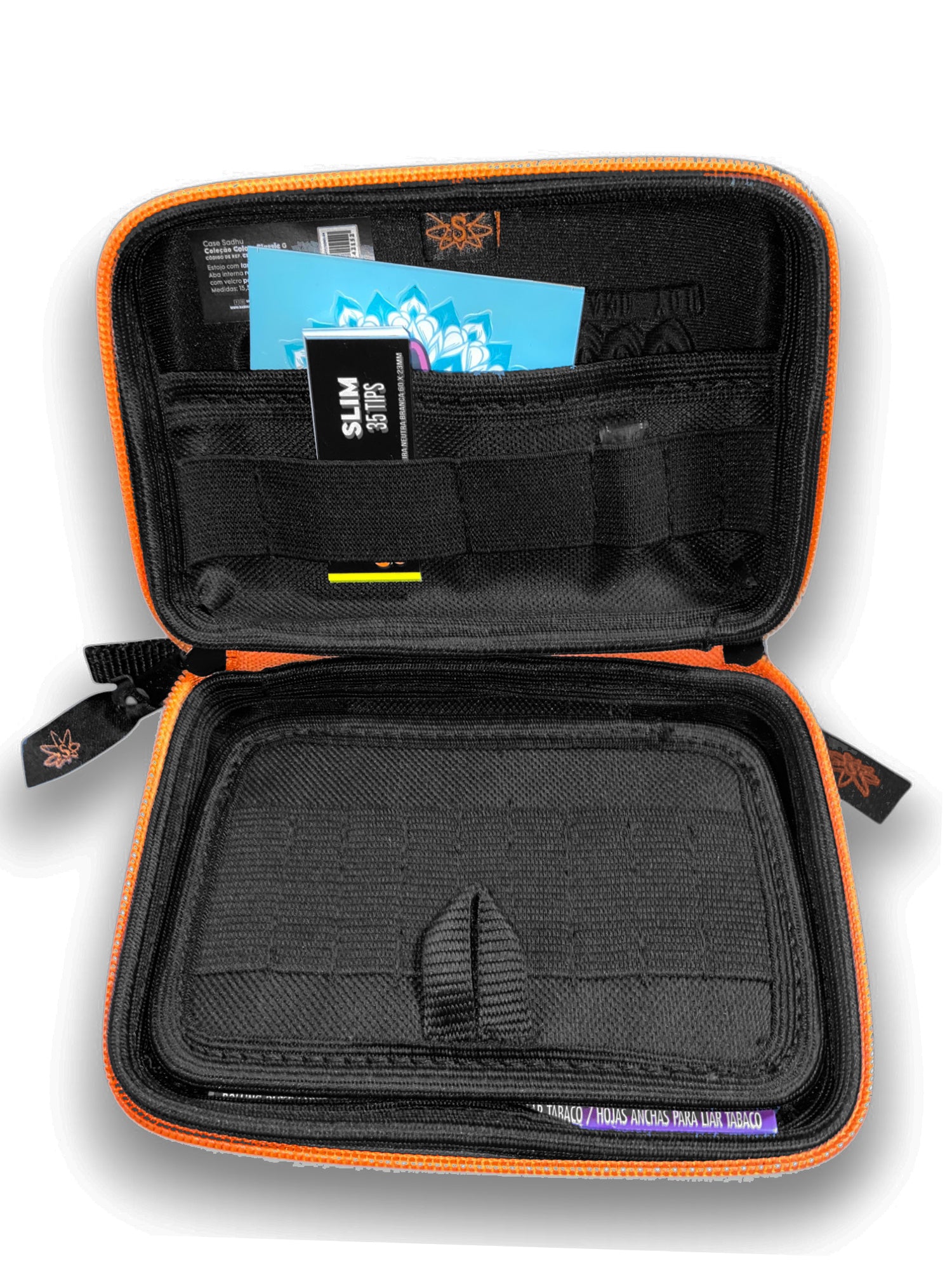 Case Sadhu Preto c Laranja Clássica Grande