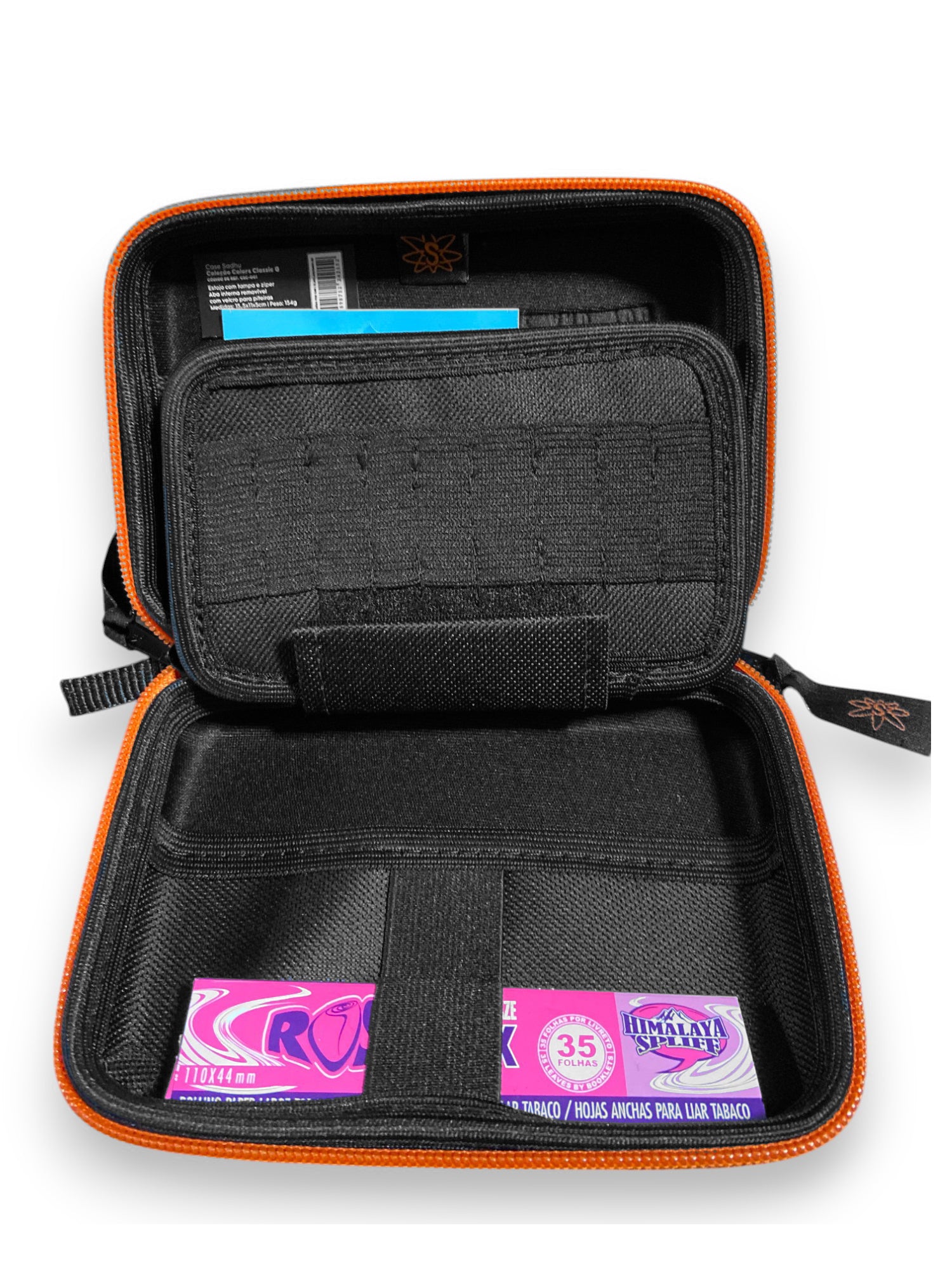 Case Sadhu Preto c Laranja Clássica Grande