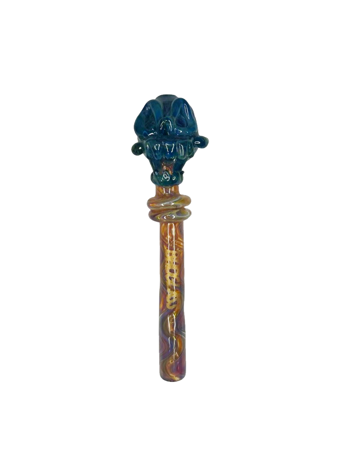 Piteira de Vidro BHOGlass Caveira Regaw 9MM
