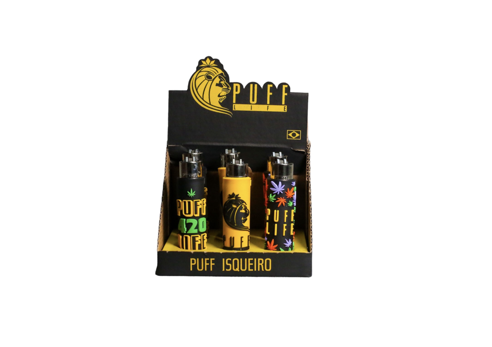 Isqueiro Clipper Puff C/6