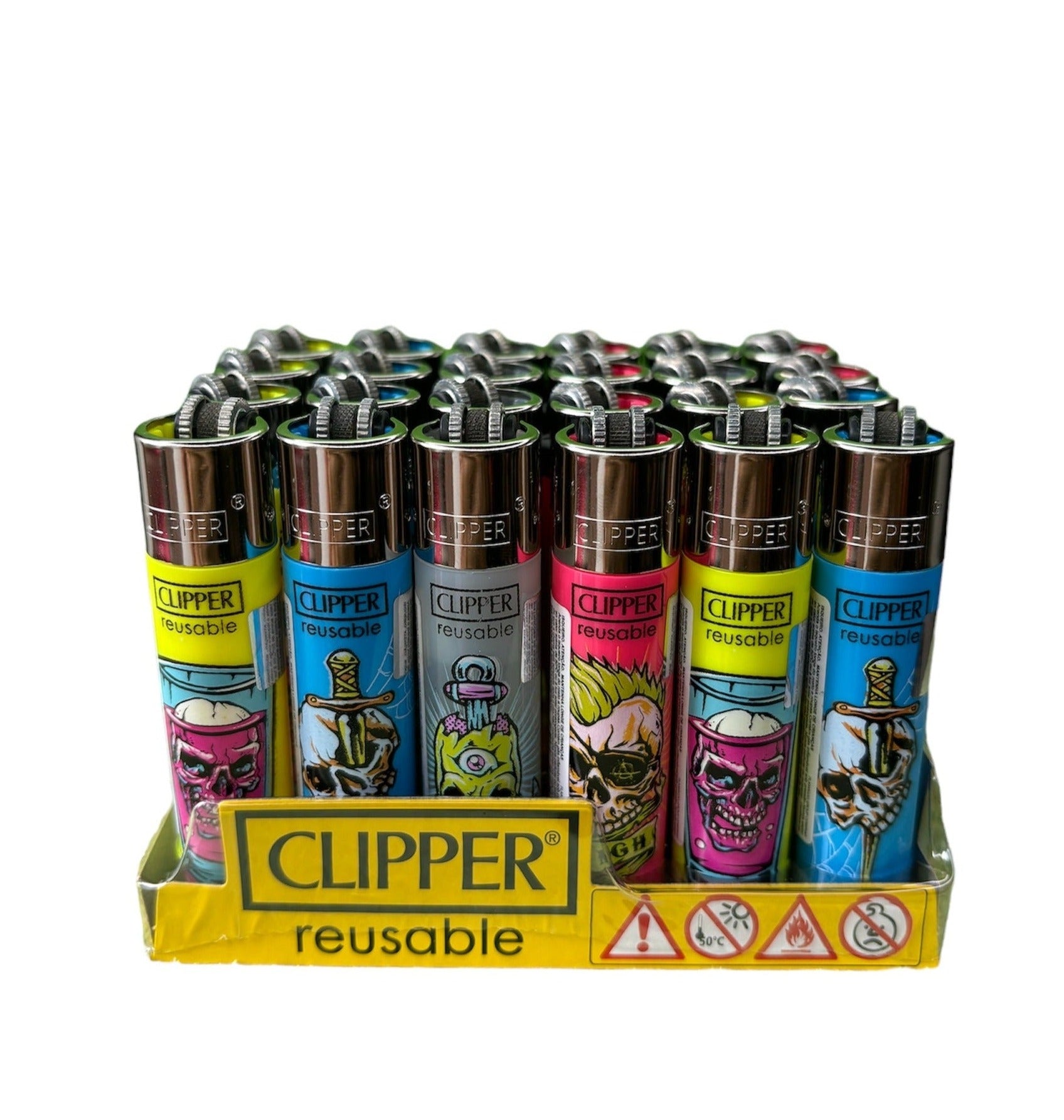 Isqueiro Clipper Bone Portraits c/24