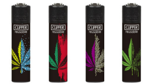 Caixa de Isqueiro Clipper Mini Half Leaf 1 C/24