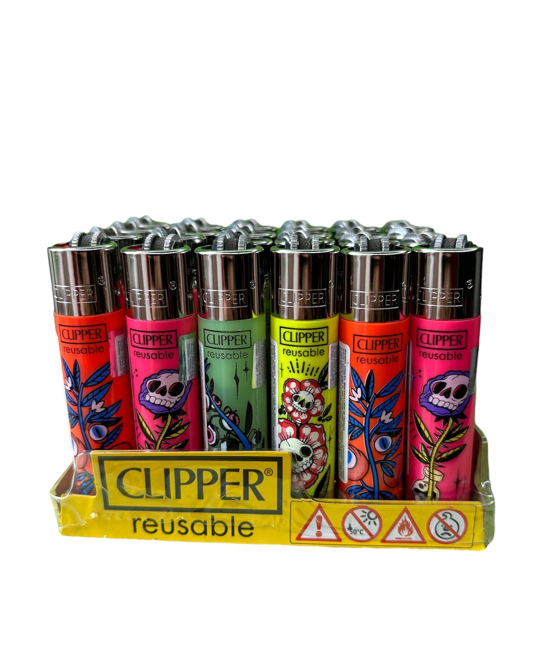 Isqueiro Clipper Strange Flowers 2 c/24