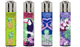 Caixa de Isqueiro Clipper Tropic Nature C/24