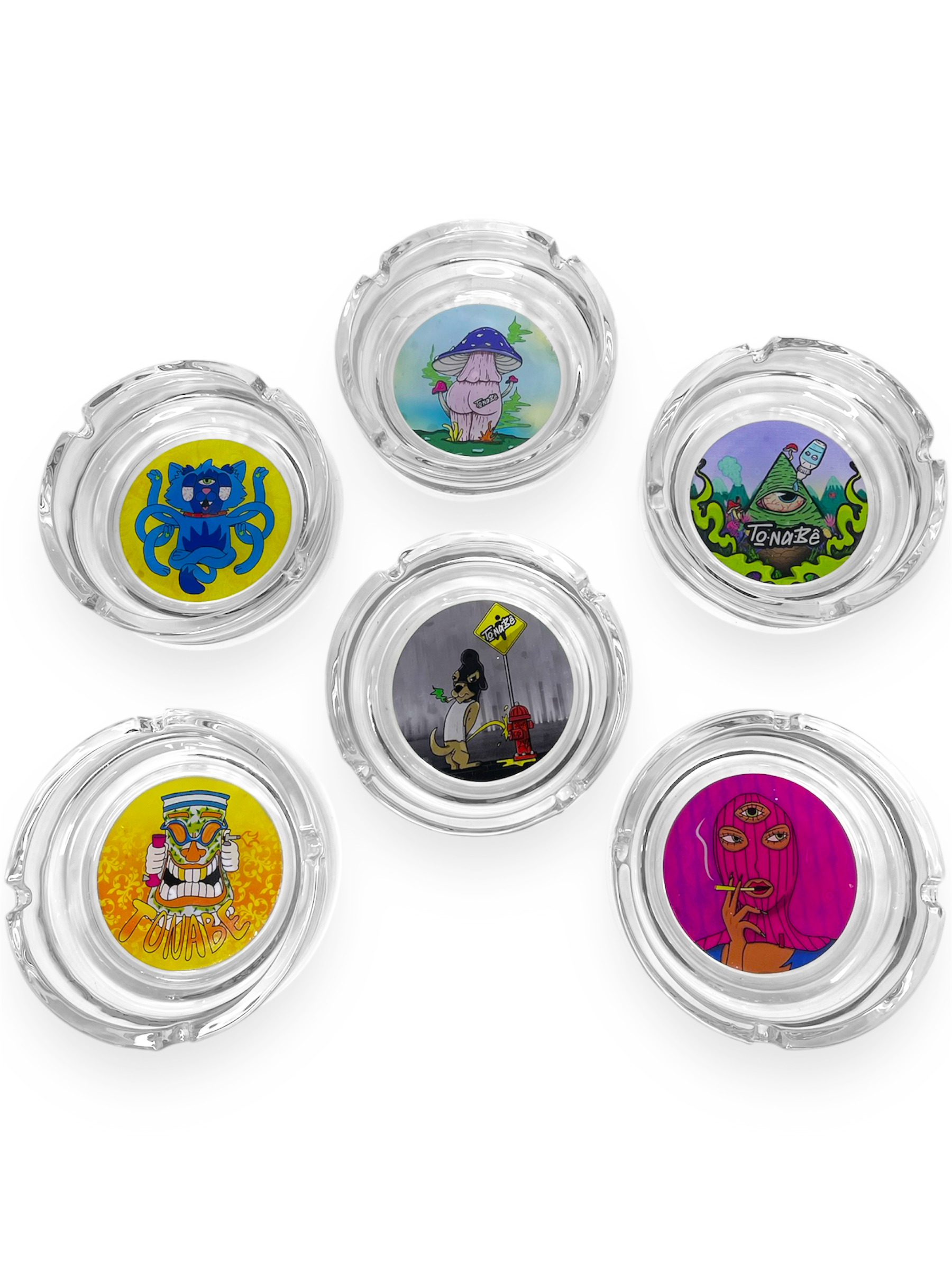 Cinzeiro de vidro Tonabê