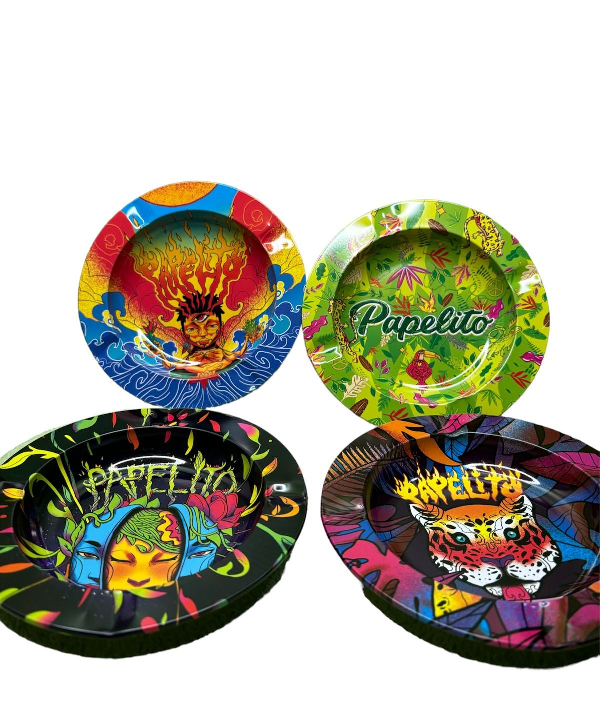 Cinzeiro metal Papelito