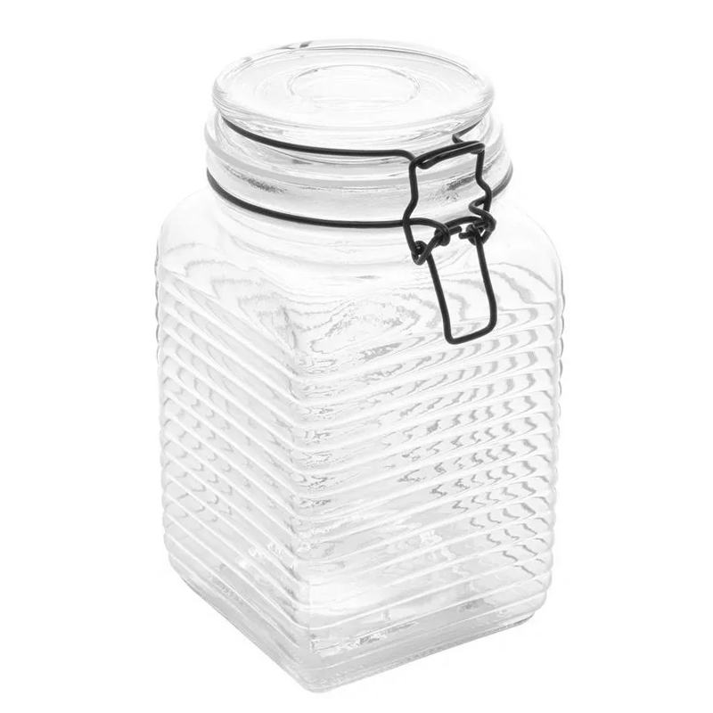 Pote vidro hermético 1.3L Lyor
