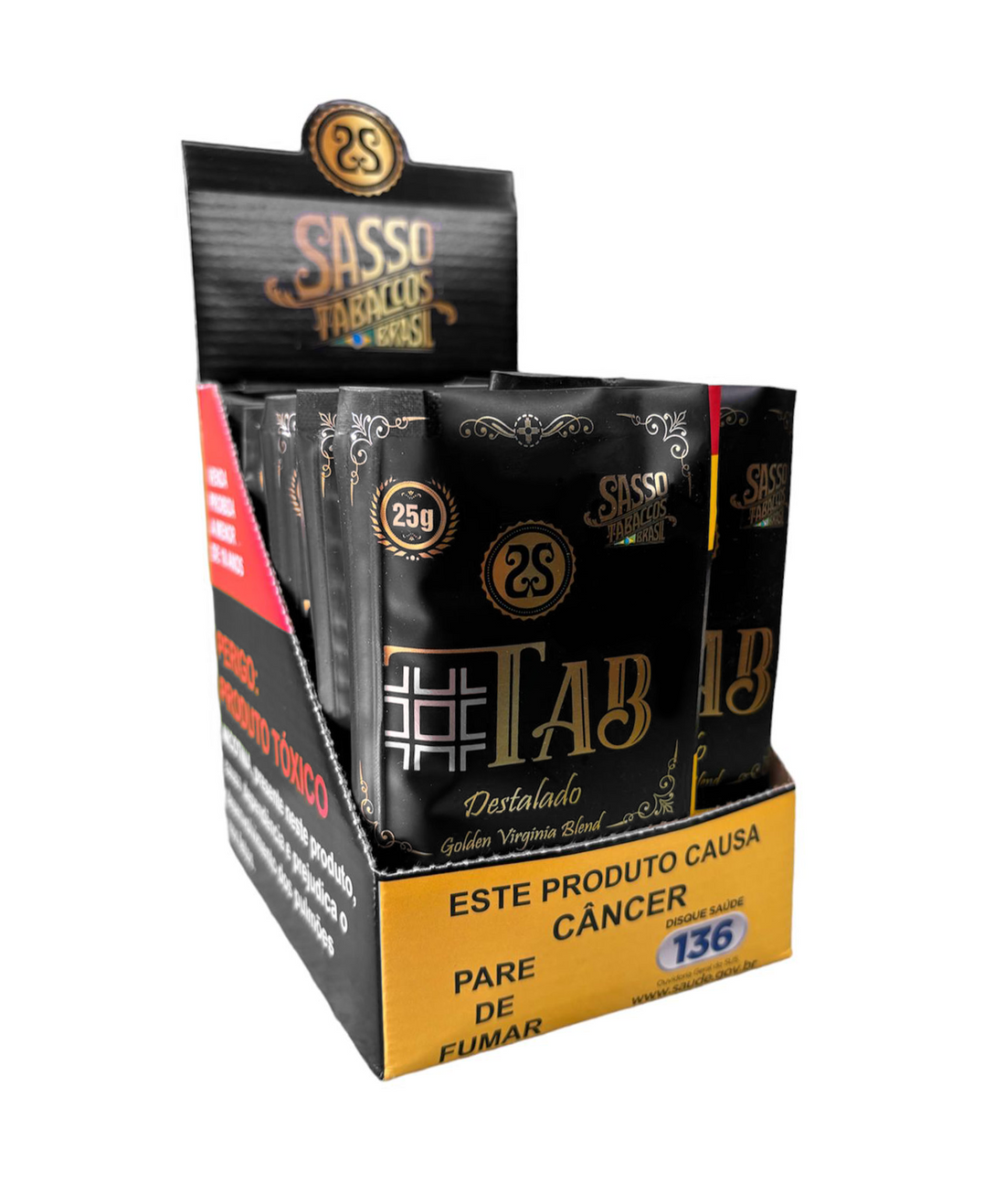 Caixa de Tabaco Sasso TAB C/10 - Distribuidora Lemon