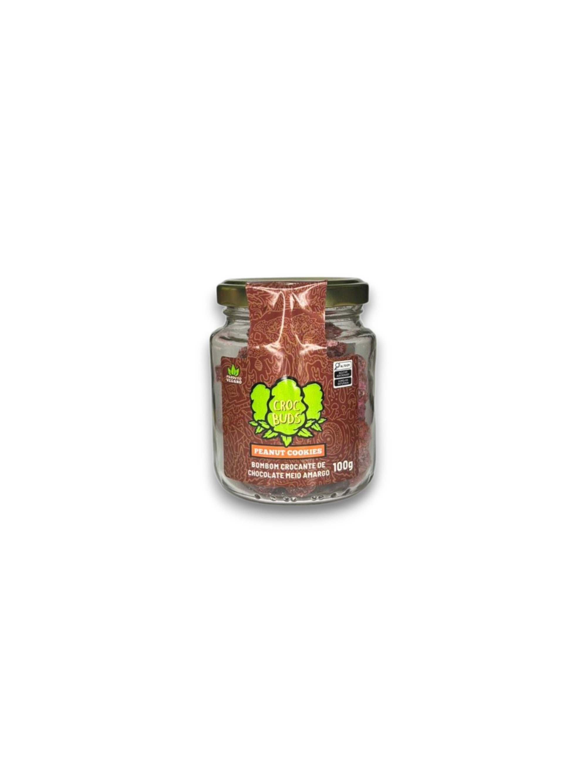 Pote de Croc Buds Peanut Cookies 100G: