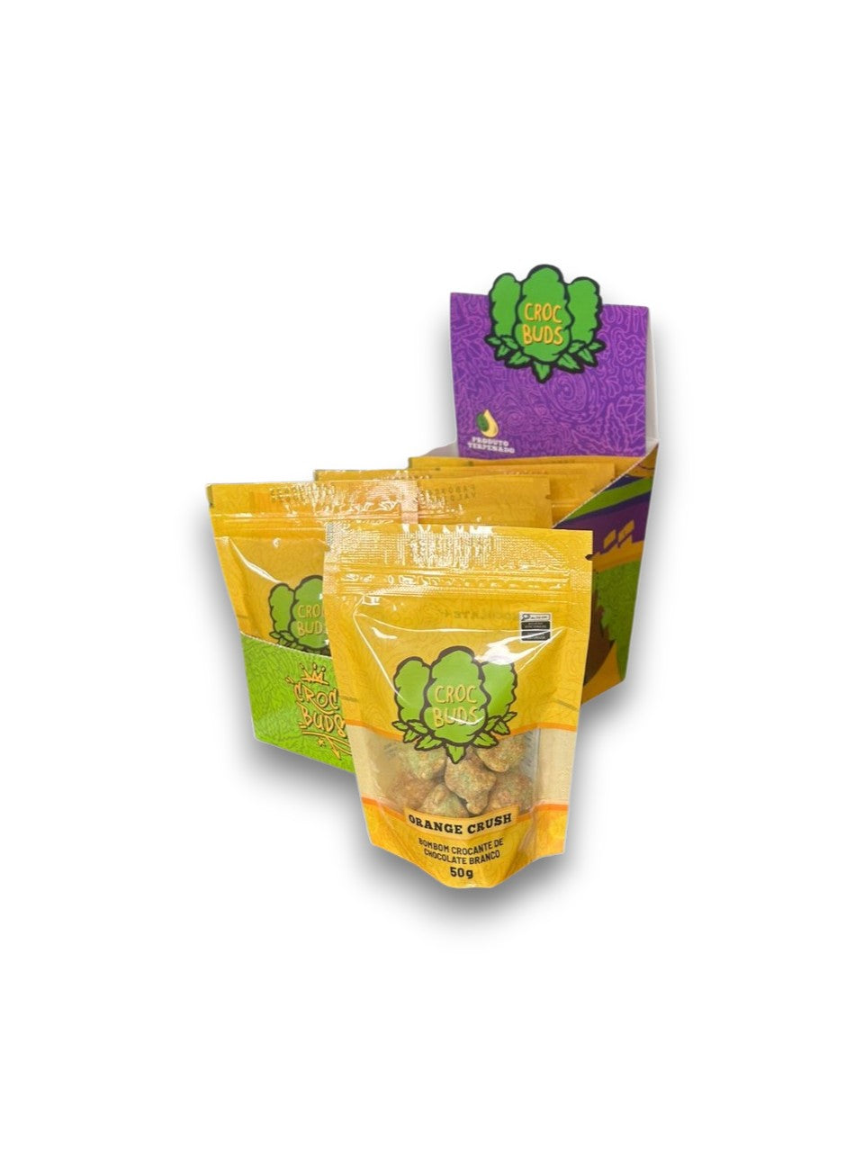 Display Croc Buds Sachês Orange Crush 50G C/10