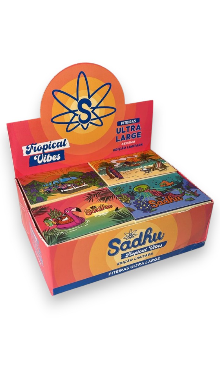 Caixa de Piteira Sadhu Tropical Vibes Ultra Large